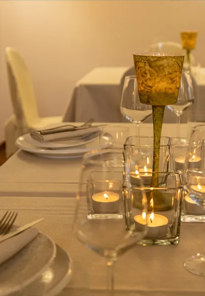 Dining in a Romantic Atmosphere
